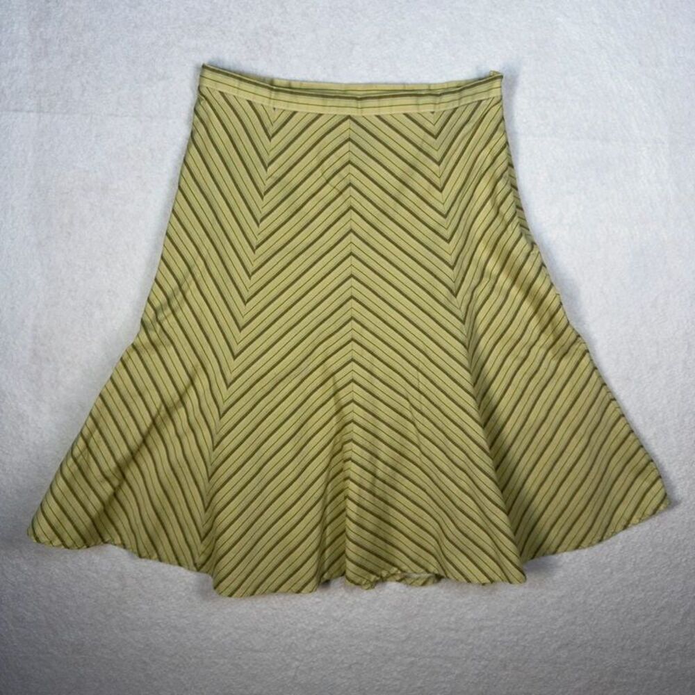 Tracy Evans Petites Chevron Stripe A-Line Skirt – Size 1